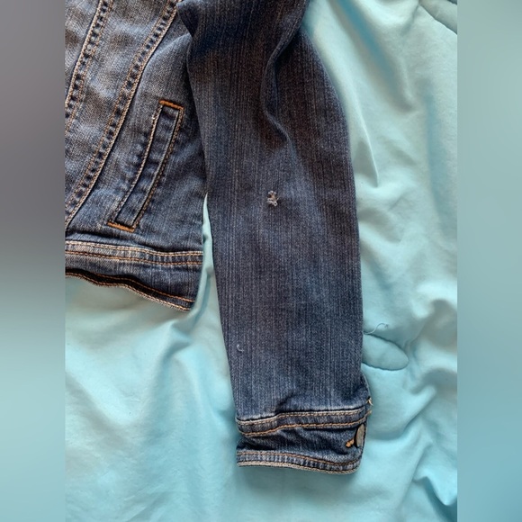 Vintage distressed old navy  Y2K denim jacket size medium - Picture 6 of 8